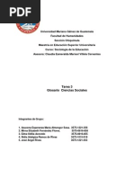 Tarea 3 Glosario Sociología