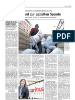 Luxemburger Wort - 23/04/2008 - Der Trend zur gezielten Spende