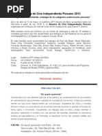 Muestra de Cine Independiente Peruano 2013