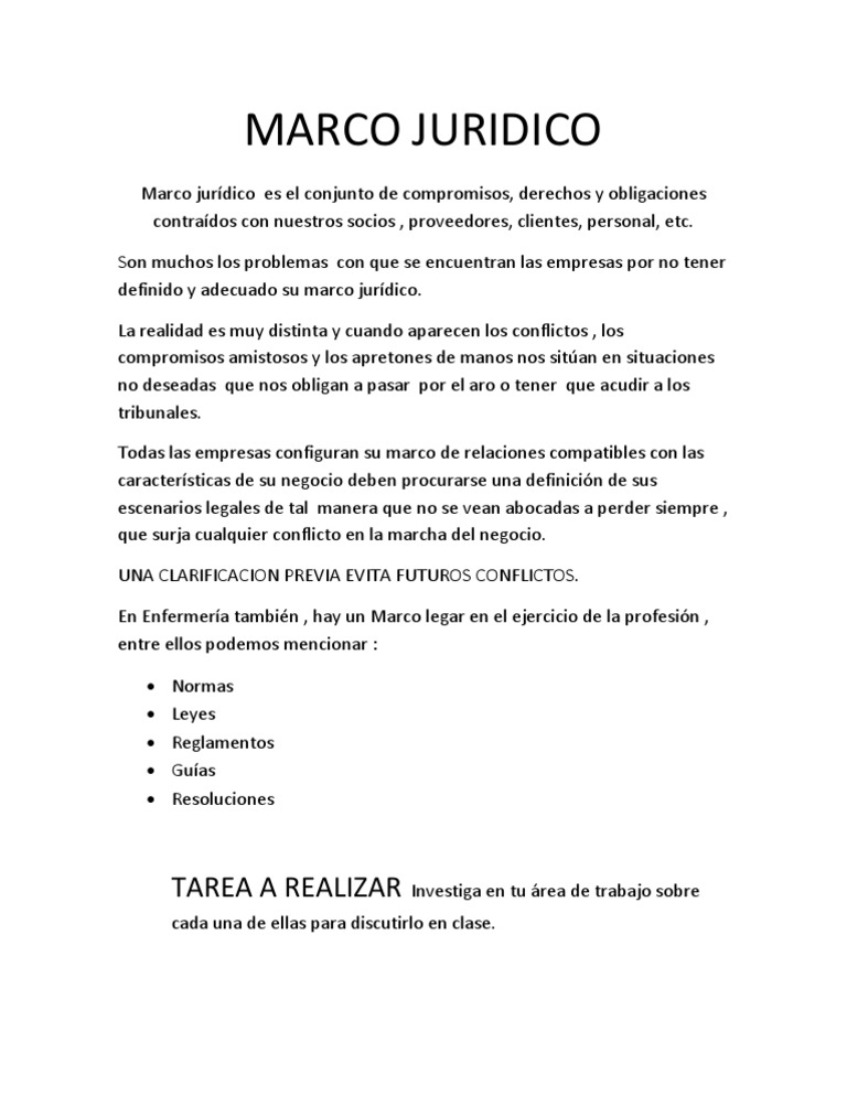 Como Hacer El Marco Legal De Una Empresa Fácil de Hacer