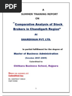 Download Comparative Analysis of Stock Brokers by vijayrana03 SN13351972 doc pdf