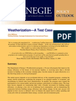 Weatherization-A Test Case