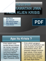 Asuhan Keperawatan Jiwa Krisis