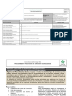 Proceso Ejecucion de Servicios Complementarios