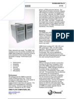 OMNI 3000 6000 Specification Sheet