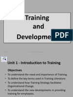Unit 1 - Intrdn to Training