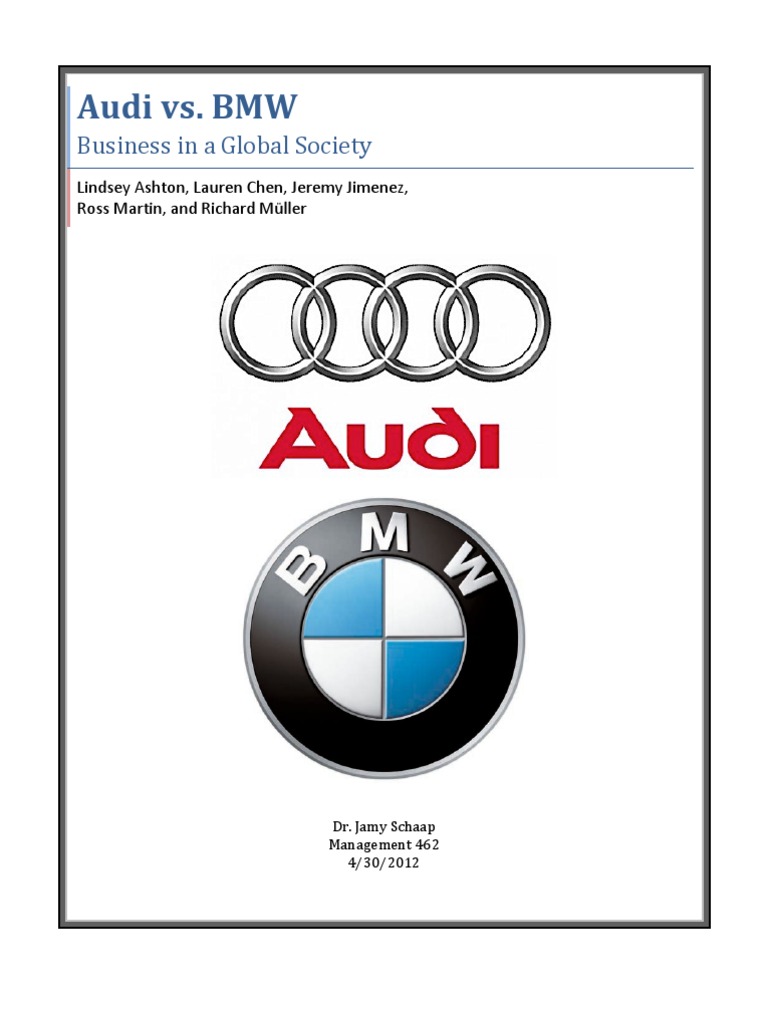 Audi Vs BMW | PDF | Audi | Bmw