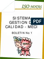 Boletin 01 Sgc - Meci