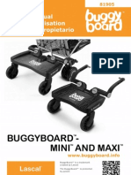 Lascal BuggyBoard Mini and Maxi Owner Manual 2013 (Spanish)