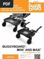 Lascal BuggyBoard Mini and Maxi Owner Manual 2013 (Spanish)