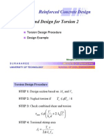 Analysis and Design For Torsion 2