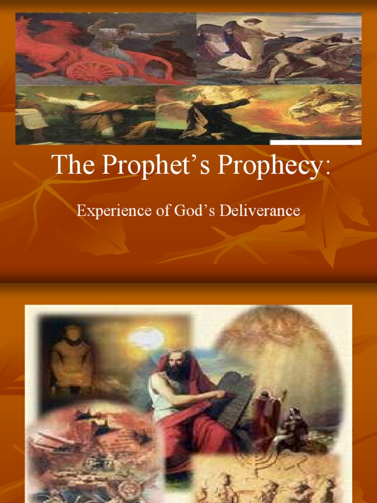 The Prophet's Prophecy:: Experience of God's Deliverance | PDF | Nevi ...