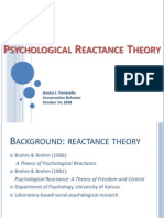 Reactance Theory