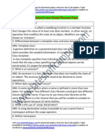 ESSAR Sample Technical Placement Paper