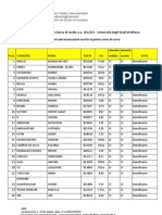 Unimi - Matricole Extra UE