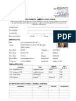 Employment Application Form.sekolahTinggiLaSalle