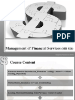 Management of Financial Services (MB 924)