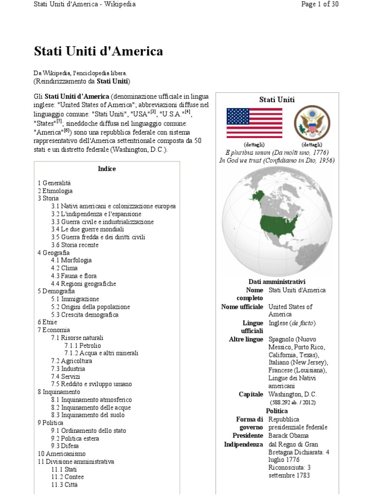 Itwikipediaorg Wiki Stati Uniti