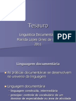 Aula 13 b Tesauro e Terminologia2011