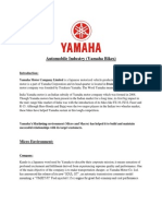 Yahama's Macro and Micro Marketing Environment