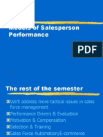 Models of Salesperson Performance