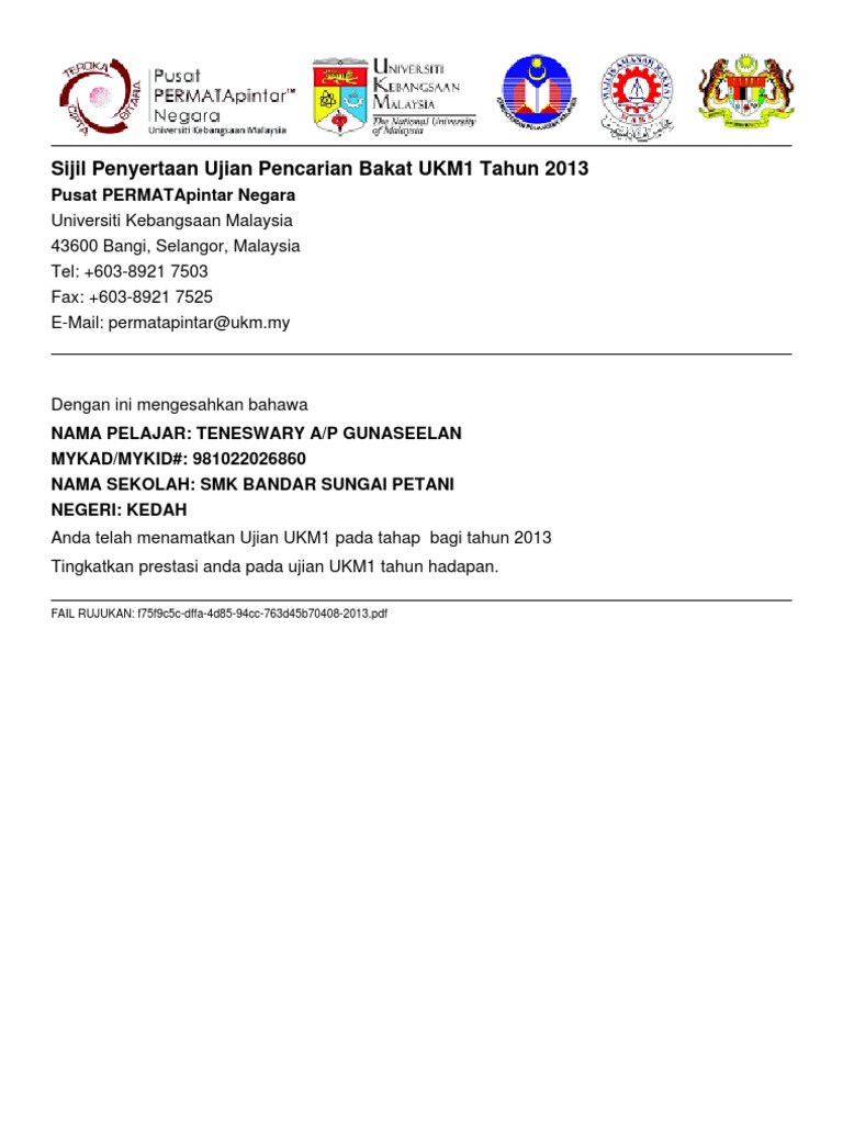 SIJIL | PDF