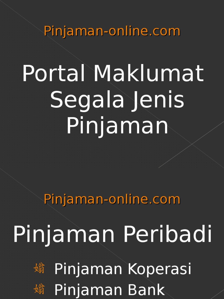 Pinjaman Online Pdf