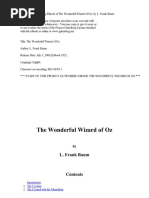 The Wonderful Wizard of OZ (A1) (1) | PDF | Dorothy Gale | The ...
