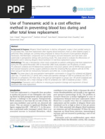 Download Use of Tranexamic Acid is a Cost Effective by Ogirahma T Naid SN133581785 doc pdf