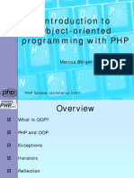 Introduction To Object-Oriented Programming With PHP: Marcus Börger