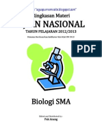 Rangkuman Materi Un Biologi Sma Berdasarkan SKL 2013