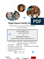 Hope Haven Fun Day Flyer