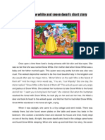 The Snow White and Seven Dwarfs Short Story