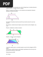 ÁREA DO TRAPÉZIO