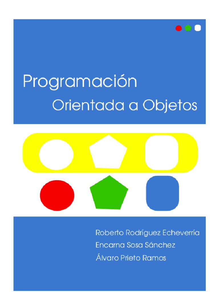 Libro Programacion Orientada A Objetos | PDF | Objeto (informática ...