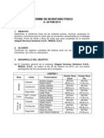 Informe de Inventario Fisico