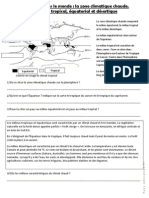 Les Climats Dans Le Monde La Zone Climatique Chaude.