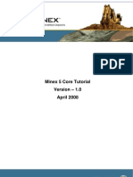 Minex: Minex 5 Core Tutorial Version - 1.0 April 2008