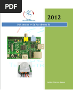 Raspberrypi with pir sensor