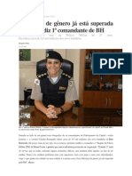 Primeira Comandante de Policiamento Da Capital Mineira