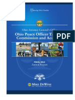 FY 2012 OPOTA Annual Report