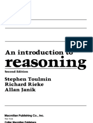 reasoning: An introduction to - 