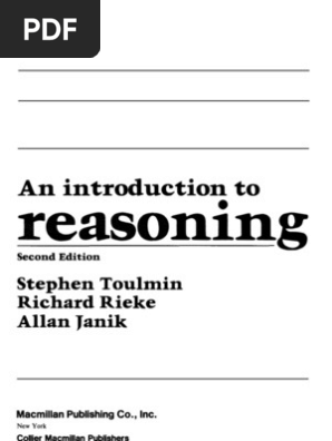 reasoning: An introduction to - 