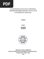 Download Analisis Pendapatan Dan Nilai by Joko Krisbiyantoro SN133608060 doc pdf