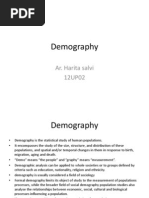 Demography: Ar. Harita Salvi 12UP02