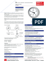 Diaphragm Seals: MDM 73.. MDM 73..v