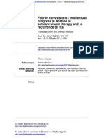 Progress in Relation To Febrile Convulsions: Intellectual: Doi: 10.1136/adc.57.2.104