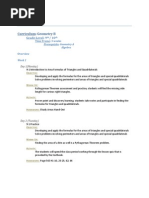 Unit Plan: Curriculum: Geometry B