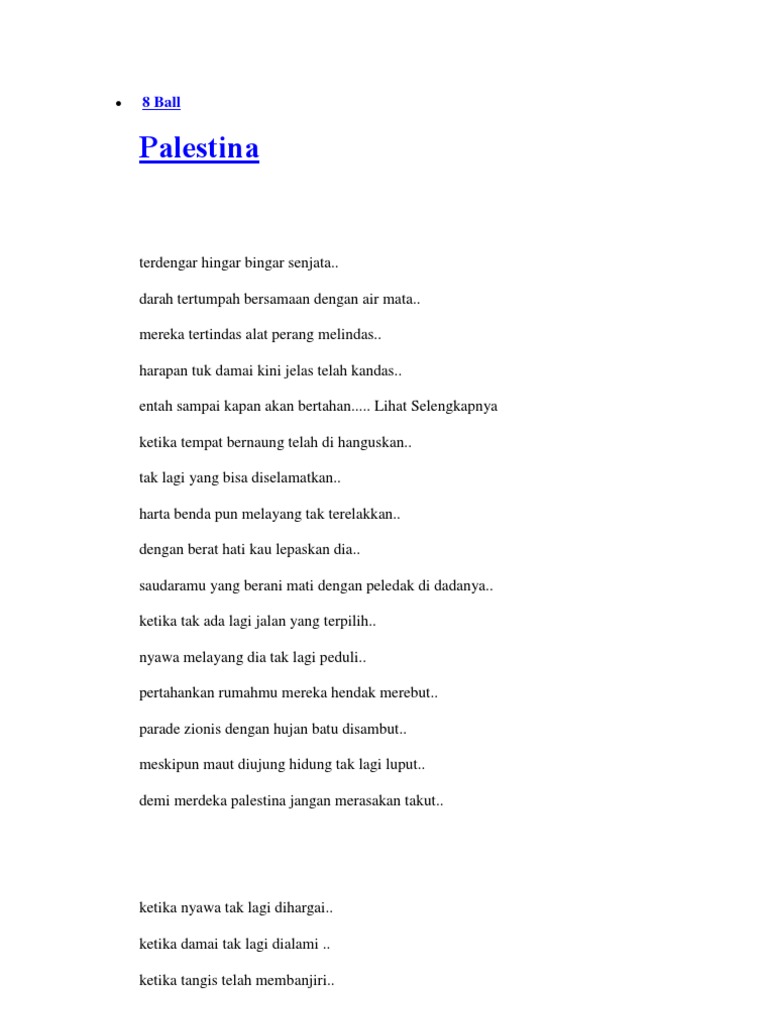 8 Ball Palestina
