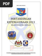 Kertas Kerja Program Pertandingan Kepenggunaan 2013 Peringkat Sekolah PDF